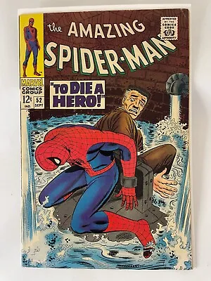 Buy AMAZING SPIDER-MAN #52 - 3rd APPEARANCE OF THE KINGPIN (1967) • 128.68£