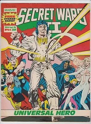 Buy Secret Wars II #64 1986 VG+ Marvel UK • 3.40£