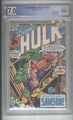 Buy Incrediible Hulk #193   PGX  7.0     (1975)  Doc Samson Regains Powers • 67.52£