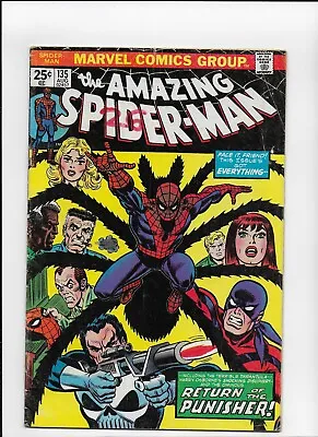 Buy Amazing Spiderman # 135  1st Print 3rd PUNISHER Very Good- FINE  Condition • 65£