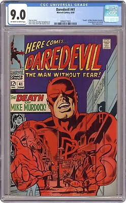Buy Daredevil #41 CGC 9.0 1968 3990877001 • 171.90£