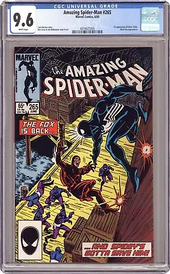 Buy Amazing Spider-Man #265 1st Printing CGC 9.6 1985 4374621005 1st Silver Sable • 74.14£