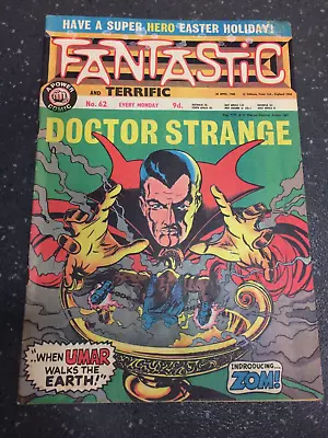 Buy FANTASTIC #62 Original Vintage Comic Doctor Strange 20th April 1968 • 9.95£