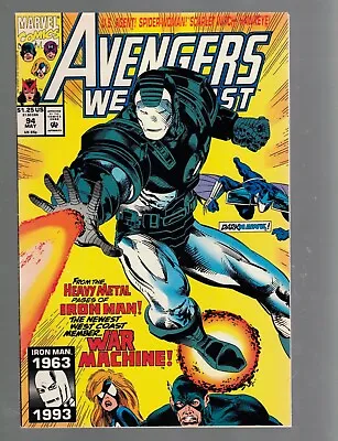 Buy Avengers West Coast #94 Direct 7.5 VF- First Appearance Of War Machine • 24.88£