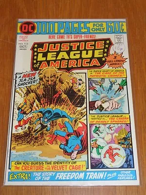 Buy Justice League Of America #113 Dc Comics 100 Pages October 1974 • 39.99£