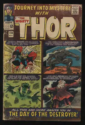 Buy Journey Into Mystery #119 Good 2.0 OW Pgs Thor 1st Appearance Warriors Three 3 • 23.79£