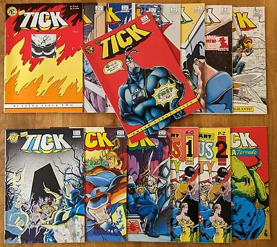 Buy The Tick 1-12, Giant Circus Of The Mighty 1-2, Karma Tornado 1 (NEC 1988-93) NM- • 142.25£