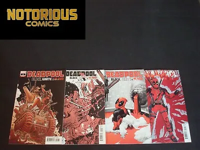 Buy Deadpool Black White & Blood 1-4 Complete Variant Set Comic Lot Sakura Marvel • 31.77£