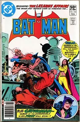 Buy Batman #332-1981 Vf 8.0 Talia / 1st Solo Catwoman Story / Jim Aparo DC Comics • 22.45£