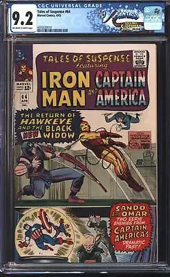Buy Marvel Tales Of Suspense 64 4/65 FANTAST CGC 9.2 Off White To White Pages • 375.73£