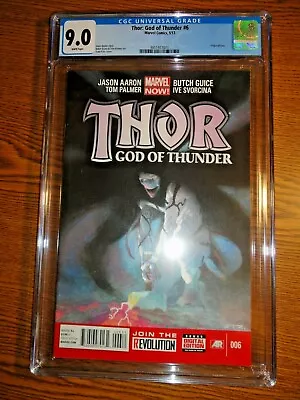 Buy Thor God Of Thunder #6 Hot Key CGC 9.0 VF/NM Origin Gorr 1st Knull Love Marvel • 195.33£
