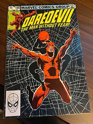 Buy Daredevil #188 Frank Miller Black Widow Kingpin Vf/nm Marvel Comics 1982 • 11.95£