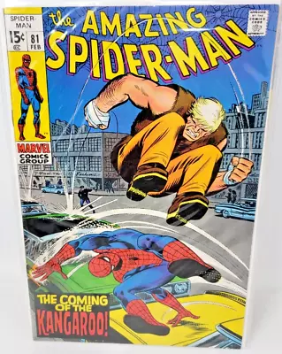 Buy Amazing Spider-man #81 Kangaroo 1st Appearance & Origin *1970* 7.0 • 44.32£