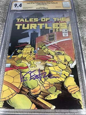Buy Tales Of Teenage Mutant Ninja Turtles 2 CGC SS 9.4 Eastman Wraparound Cover 1987 • 119.92£