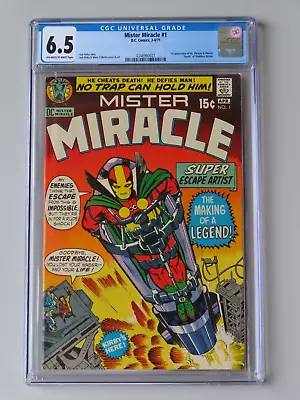 Buy Mr. Miracle #1 (1971) - CGC 6.5 - DC Bronze Age Key - Premiere Issue & FIRST App • 75.11£
