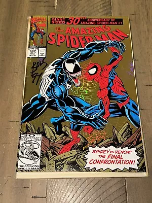 Buy Amazing Spider-Man #375 Signed MARK BAGLEY 1993 High Grade* Look! • 24.12£