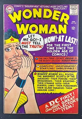 Buy Wonder Woman (1942) #159 FN- (5.5) Origin Wonder Woman 1st App Earth-One Mala • 43.53£