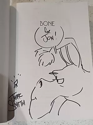 Buy Jeff Smith Signed & Sketched - Bone: The Complete Cartoon Epic In One Volume TPB • 299£