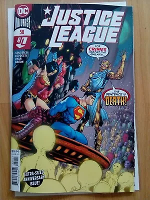 Buy Justice League Issue 50  First Print  Cover A - 2020 Bag Board • 4.95£