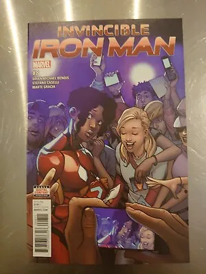 Buy Invincible Iron Man #8 (Marvel, 2017) • 5.42£
