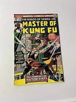 Buy Master Of Kung Fu #29 1st Appearance Of Razorfist Marvel Comics 1975 • 14.97£