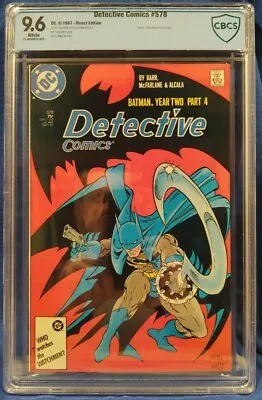 Buy Detective Comics #578 CBCS  9.6 Wp Death Of The Reaper ( Year Two Part 4) • 137.96£