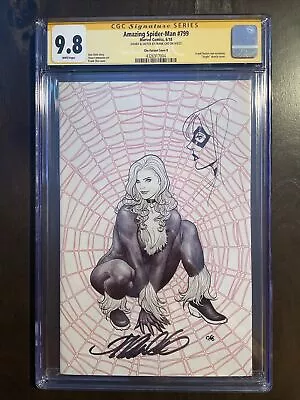 Buy Amazing Spider-Man #799 (Marvel, 2018) CGC 9.8 SS & Sketch Frank Cho Virgin • 394.21£