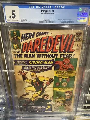 Buy 1964 Marvel Comics Daredevil 1 CGC .5 1st Appearance Of Daredevil • 759.54£