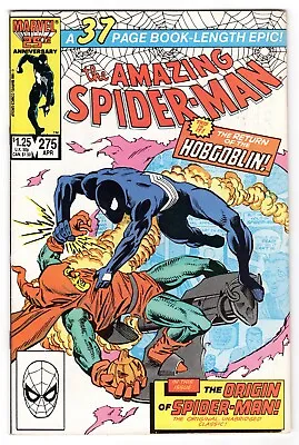 Buy Amazing Spider-Man Vol 1 No 275 Apr 1986 (VFN) (8.0) Marvel, Copper Age • 18.99£