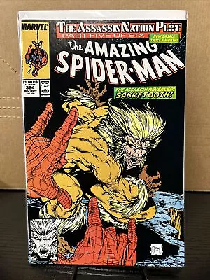Buy THE AMAZING SPIDER-MAN #324 - McFarlane Cover Feat. Sabretooth (MARVEL, 1989) • 3.99£
