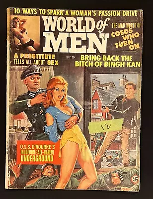 Buy World Of Men Magazine July 1967 Vol. 5 No. 4 - *Rare Print Error Cover* • 120.08£