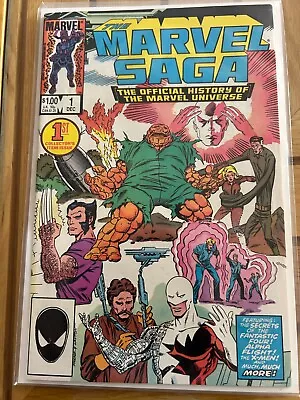 Buy Marvel Saga #1 Nm Fantastic Four Avengers Comics December 1985 • 12.99£