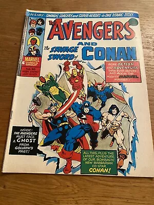 Buy Marvel Comics Group The Avengers And The Savage Sword Of Conan No.96 19.07.1975 • 1.99£