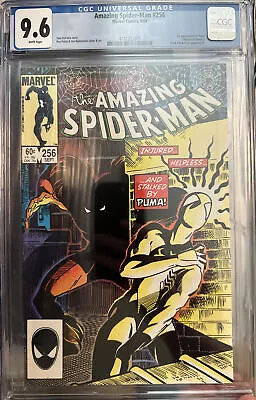 Buy Amazing Spider-Man #256 CGC 9.6 1st Appearance Of Puma White Pages 1984 • 55.41£