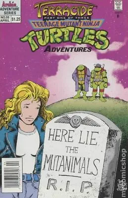 Buy Teenage Mutant Ninja Turtles Adventures #55 VF 8.0 1994 Stock Image • 8.71£