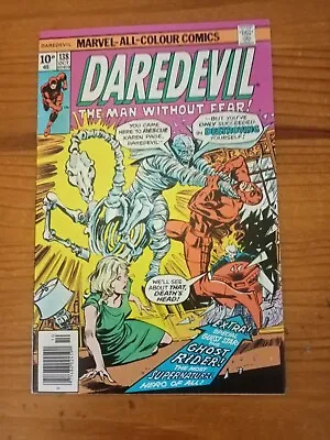 Buy MARVEL COMICS DAREDEVIL VOL 1 #138 OCT 1976. UK 10p. DEATH'S HEAD. NM • 29.99£