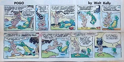 Buy Pogo By Walt Kelly - Full Color Sunday Comic Page - February 3, 1957 • 2.35£