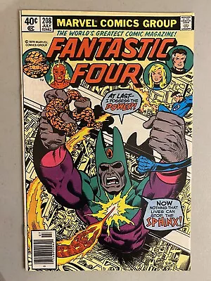Buy Fantastic Four 208, VF+ 8.5, Bronze 1979, Sal Buscema, Newsstand! Sphinx & Nova • 13.87£