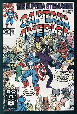 Buy Captain America 390 VF/NM Marvel Comics 1991 • 3.95£
