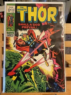Buy The Mighty Thor #161 - Marvel Comics - 1969 - Origin Of Galactus • 31.78£