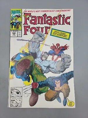 Buy Fantastic Four #348 1990- Spider-Man-Hulk • 5.62£