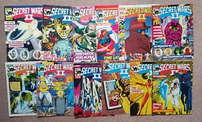 Buy Lot X 12 Secret Wars II - Marvel Comics UK Vintage 1986 - Vg/good - Bargain! • 5£