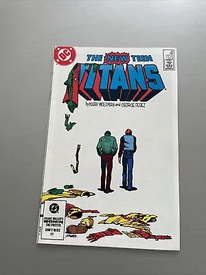 Buy The New Teen Titans #39 •NEAR MINT-(9.2)•DC(1984)•🔑Last Robin 🔥WOLFMAN &Perez • 19.99£