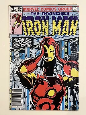 Buy The Invincible Iron Man #170 (1983) - Marvel Comics -1st James Rhodes VF • 9.99£