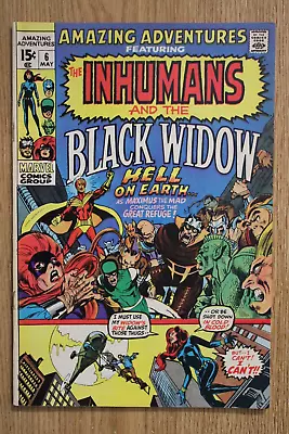 Buy Amazing Adventures #6 (Marvel, 1971) Black Widow, Inhumans VF • 16£