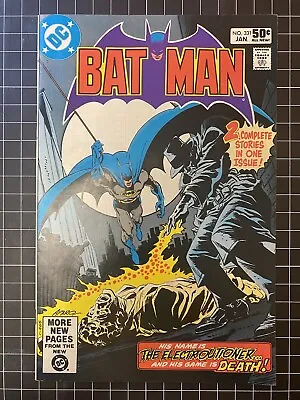 Buy Batman 331 VF+ 8.5 1st Electrocutioner! Classic Batman! B@@yah! • 11.99£
