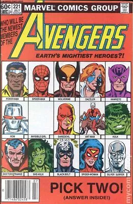 Buy Avengers #221 VF- 7.5 1982 Stock Image • 17.39£