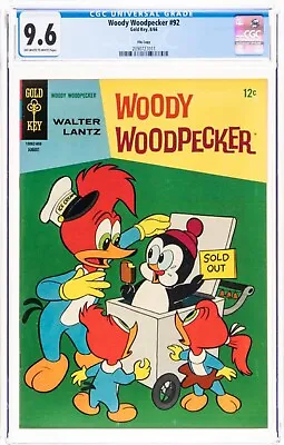 Buy Woody Woodpecker #92 File Copy CGC 9.6 NM+ (Gold Key, 1966) OW White Pages • 205.35£