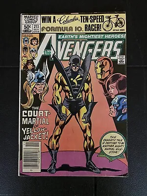 Buy Avengers #213 Marvel Comics 1981 VF Court-Martial Of Yellowjacket Controversial • 3.95£