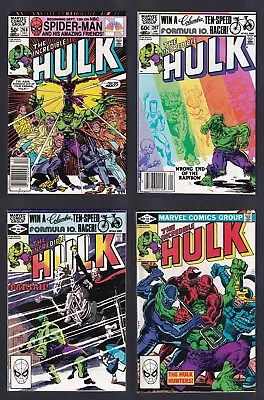Buy Incredible Hulk #266-269 1st Bereet/1st Hulk Hunters Team Marvel 1981 • 12.79£